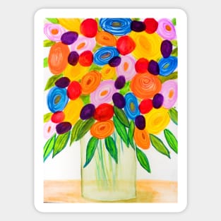 Bright Floral bouquet Sticker